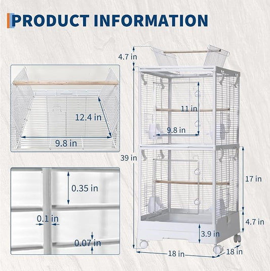 GarveeHome Small Bird Cage - Image 2