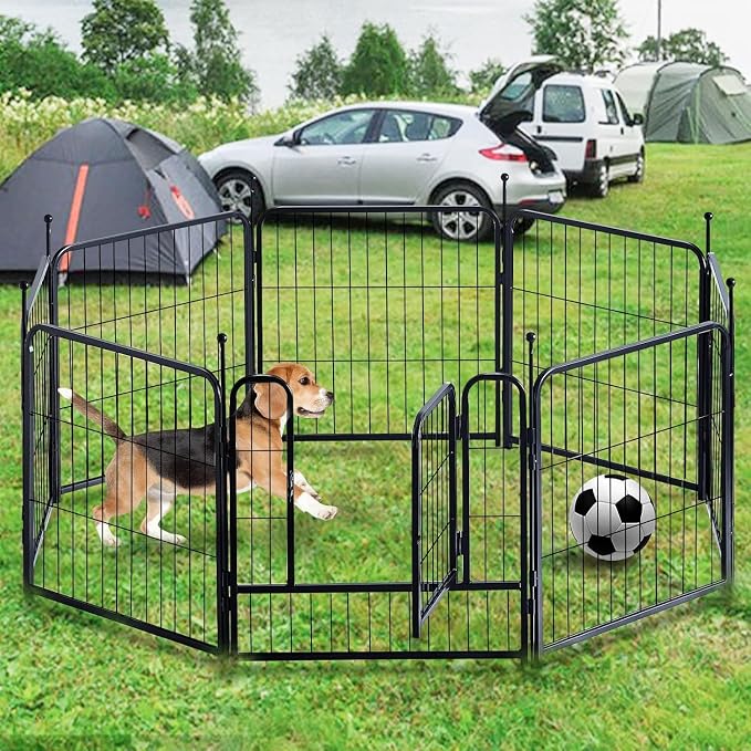 Dog Playpen, Portable Outdoor Dog Fence, Dog Playpen - Image 6