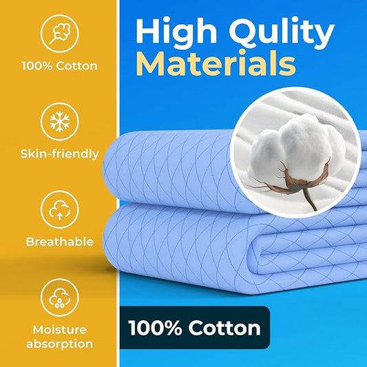 GREEN LIFESTYLE 100% Cotton Washable Underpads - Image 2