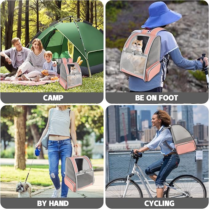 Cat Backpack Carrier, Pet Carrier Airline Approved - Image 7