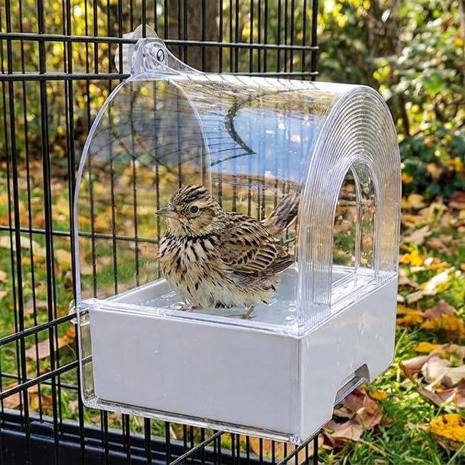 Coloch Hanging Bird Bath for Cage - Image 7
