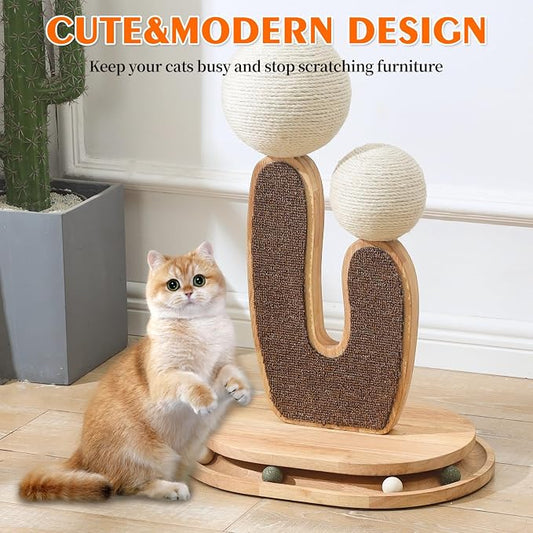 Cactus-Shaped Cat Scratching Post - Image 2