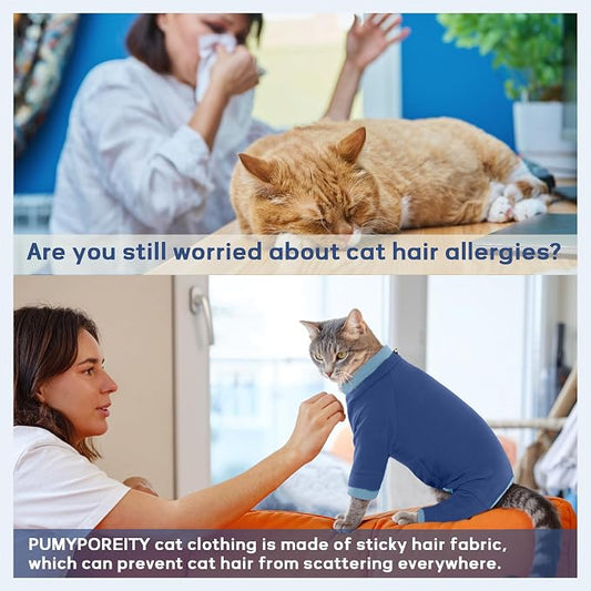PUMYPOREITY Cat Hair Sticky Sweater, Recovery Suit - Image 2