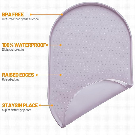 Hubulk 100% Waterproof Silicone Pet Feeding Mat - Image 2