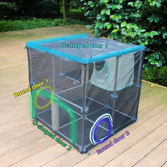 INTURN Catio Outdoor Cat Enclosure, Compact Kit - Image 2