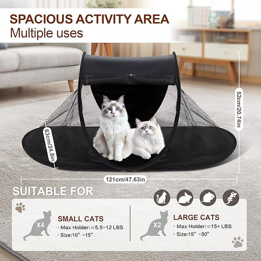 X-ZONE PET Outdoor Cat Tent, Pop Up Cat Playpen, Pet Enclosure Suitable Birds - Image 2