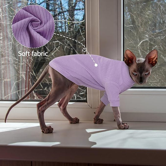 PUMYPOREITY Stretchy Cat Shirt, Sweater - Image 2