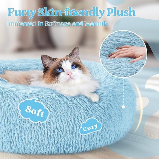 rabbitgoo Cat Beds for Indoor Cats, 20 inches Cat Bed Machine Washable - Image 2