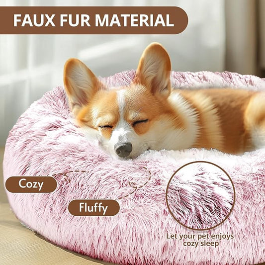 JOLLYVOGUE Calming Small Dog & Cat Bed - Image 2