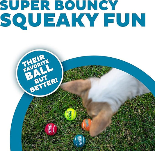 Outward Hound Squeaker Ballz – Squeaky Tiny Tennis Balls - Image 2