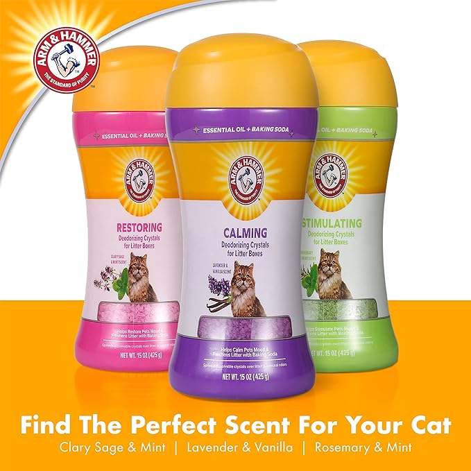 Arm & Hammer Deodorizing Cat Litter Crystals, Lavender & Vanilla Scent | Odor - Image 5
