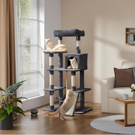 Yaheetech 54in Cat Tree Tower - Image 2