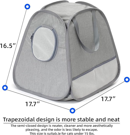 Collapsible Portable Cat Litter Box Standard - Image 2