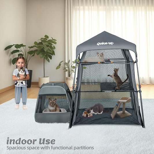 Cat Enclosure Kitten and Tower Tent - Image 2