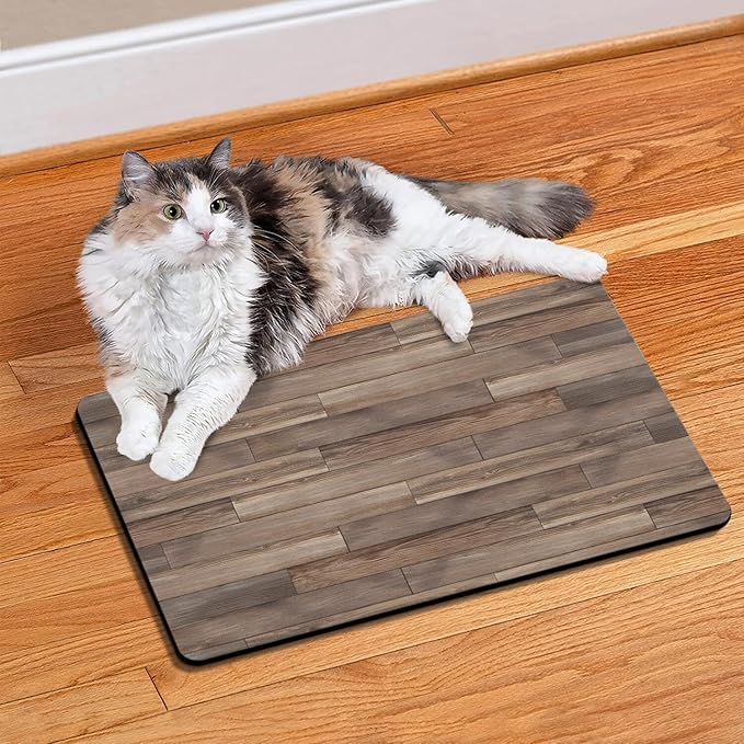Pet Feeding Mat for Floors Waterproof Dog Mat for Food and Water Absorbent - Image 8
