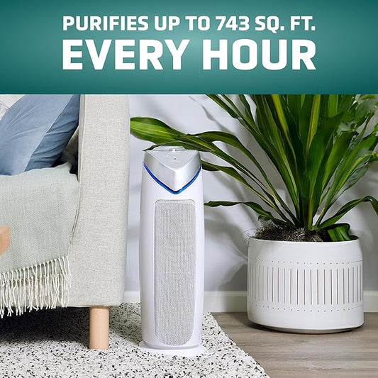 GermGuardian Air Purifier with HEPA 13 Filter, Removes 99.97% of Pollutants - Image 2