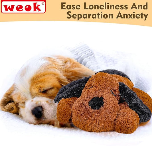 Heartbeat Puppy for Dogs, Helps for Anxiety Relief and Calming, Stuffed Animal - Image 2