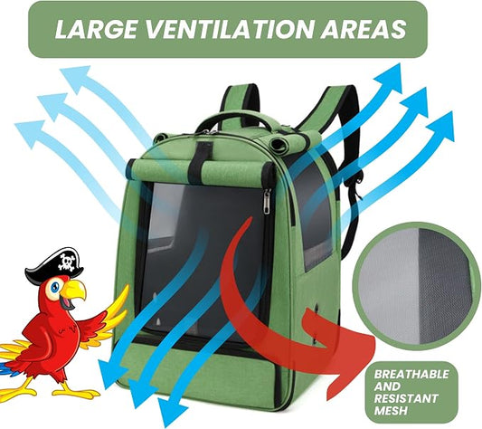 Bird Backpack Travel Cage for Cockatiel, Parakeet - Image 2