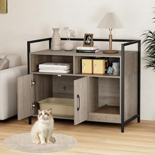 Giantex Cat Litter Box Enclosure - Image 2
