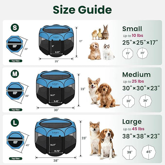 Love's cabin Pet Puppy Dog Playpen, Large Dog Tent Crates Cage Indoor/Outdoor - Image 2