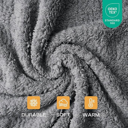 1 Pack 3 Calming Blankets Fluffy Premium Fleece Pet Blanket Soft Sherpa Throw - Image 2