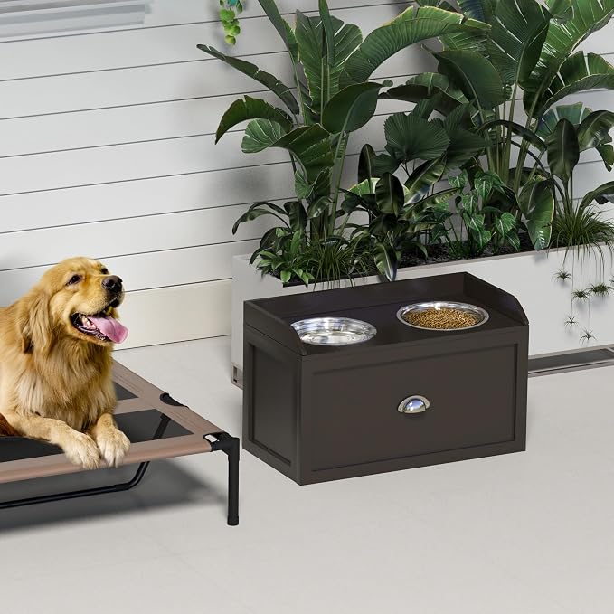 PawHut Dog Feeding Station - Image 9