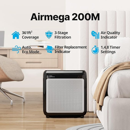 COWAY Air Purifiers for Home Up to 1, 748 ft², HEPA Filter for Smoke, Pet Dander - Image 2