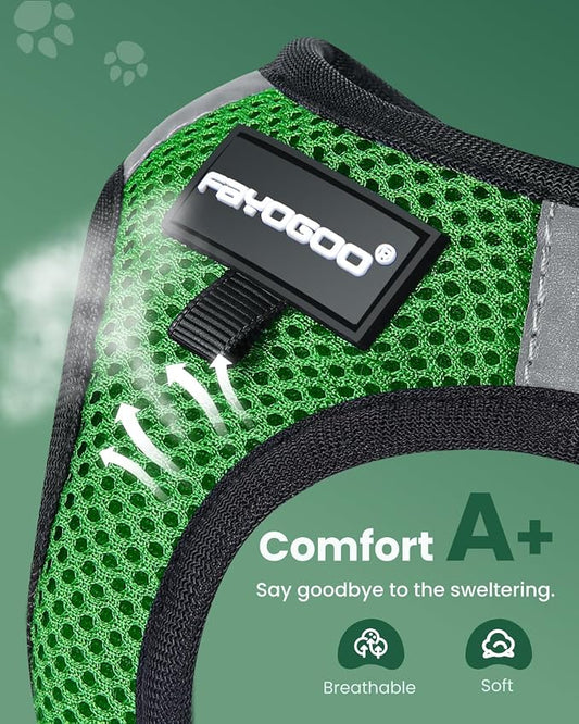 FAYOGOO Cat Harness and Leash Set | Upgrade Step-in Escape Proof Harness | - Image 2