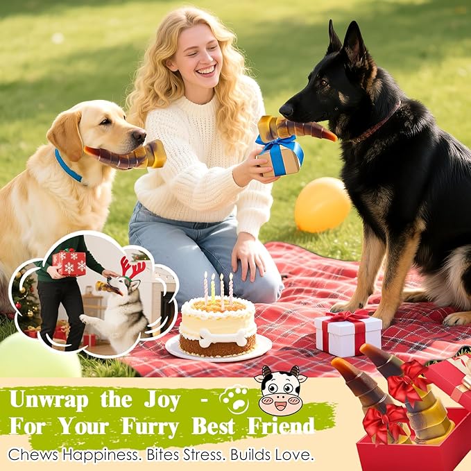 Dog Chew Toys for Aggressive Chewers, 2 Pack Indestructible Dog Toys for Large - Image 7