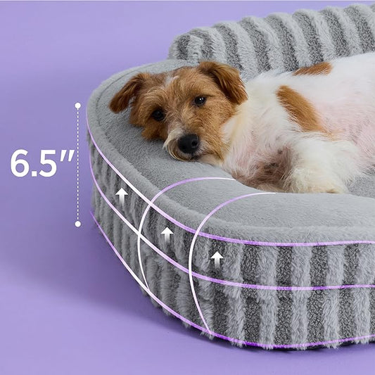 LE SURE Cute Dog Bed Medium Size Dog, Orthopedic Waterproof Medium Pet Beds - Image 2