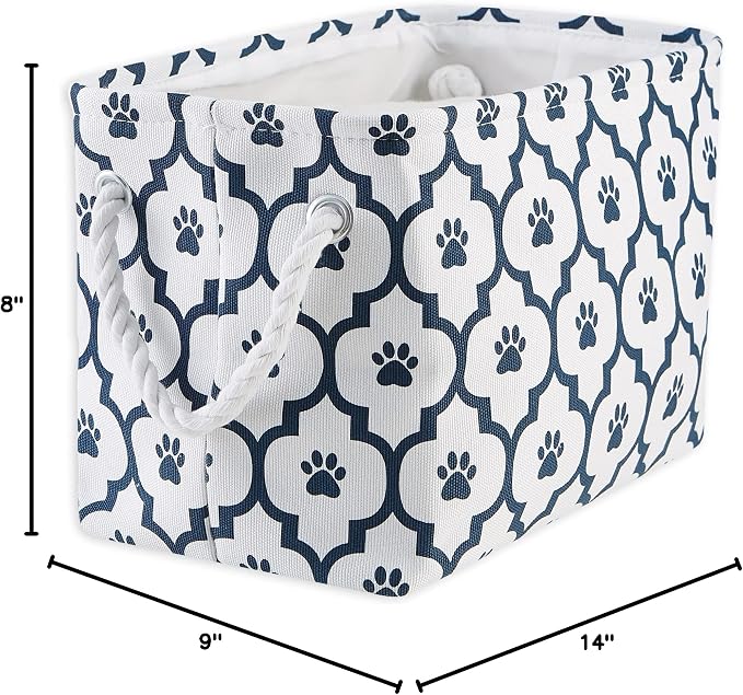 Bone Dry Pet Storage Collection Lattice Paw Print, Small Rectangle - Image 7