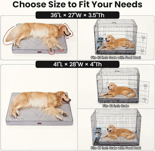 OhGeni Memory Foam Orthopedic Waterproof Dog Bed - Image 2