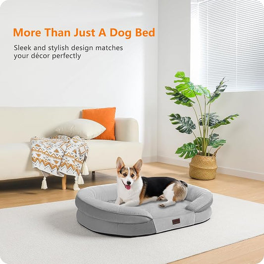 Dwanton Orthopedic Dog Bed for Medium Dogs - Image 2