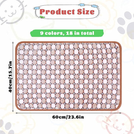 SHENLIU 18 Pcs Fleece Pet Blanket, 9 Style Small Fleece Pet Blanket Soft Warm - Image 2