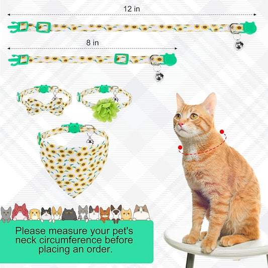 Breakaway Cat Collars with Bell & Cute Pendants - Image 2