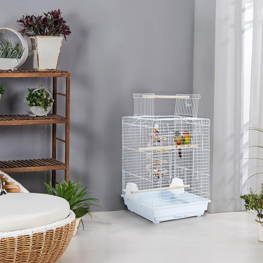 Yaheetech Open Play Top Travel Bird Cage - Image 2