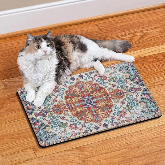 Pet Feeding Mat for Floors Waterproof Dog Mat for Food and Water Absorbent - Image 2