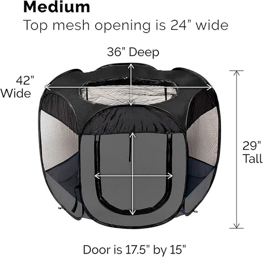 Furhaven Portable Dog Playpen Cat Tent, Pet playground, Kennel foldable indoor - Image 2