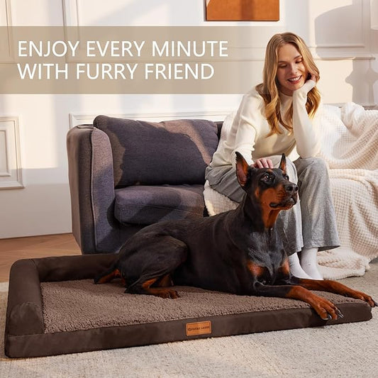 Patas Lague Orthopedic XL Dog Bed Large Sized Dog 42''X28'', Waterproof L - Image 2