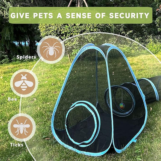 Outdoor Cat Enclosures, Cat Tunnels Tents Cubes - Image 2