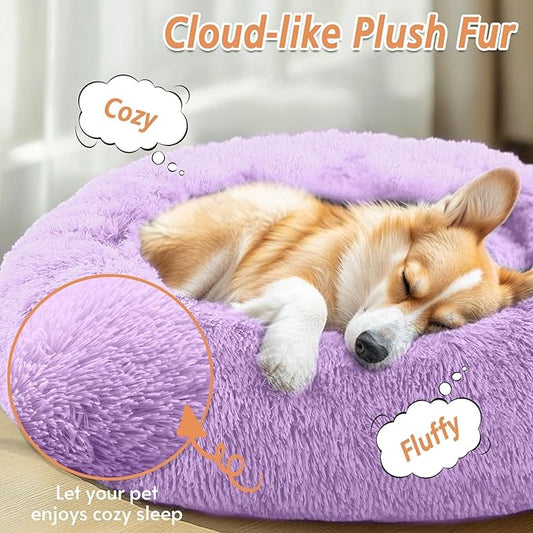 JOLLYVOGUE Calming Small Dog & Cat Bed - Image 2