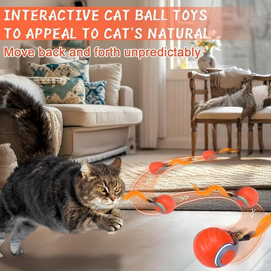 BABORUI Interactive Cat Toy Ball - Image 2