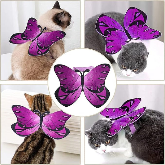 Pet Cat Bat Wings for Halloween Party Decoration, Puppy Collar Leads Cosplay - Image 2