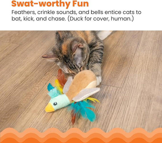 Catstages Flapperz Duck Plush Interactive Catnip Cat Toy - Image 2