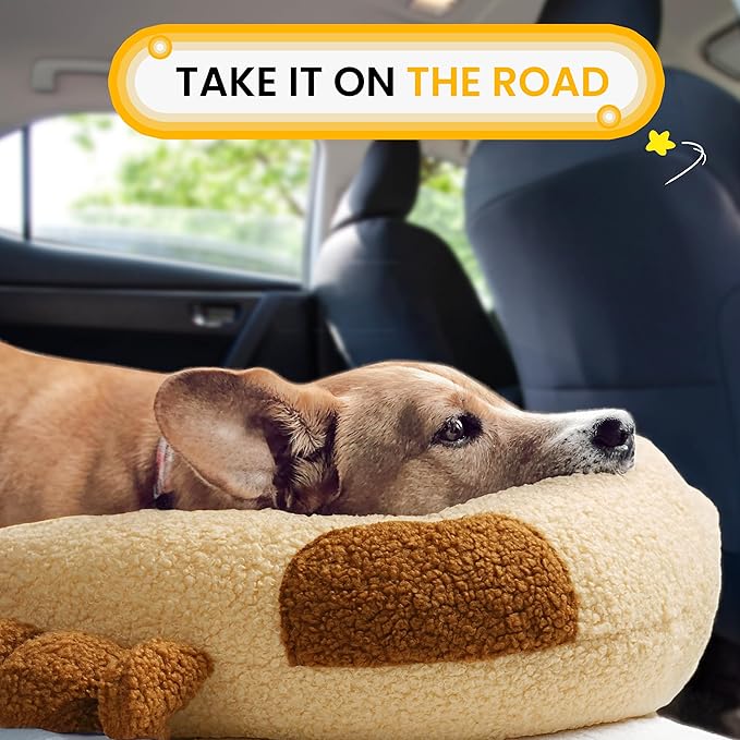 Dog Pillow - Soft Neck Pillow for Dogs, Washable Dog Calming Pillows for Better - Image 8