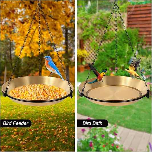 Hanging Bird Bath Bird Feeder Bowl - Image 2