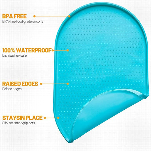 Hubulk 100% Waterproof Silicone Pet Feeding Mat - Image 2