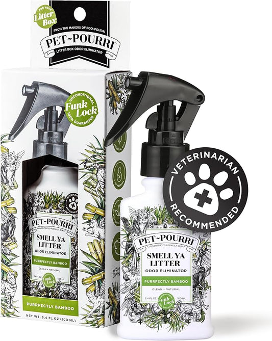 Pet-Pourri Smell Ya Litter Cat Litter Deodorizer Spray, Purrfectly Bamboo 3.4 - Image 2