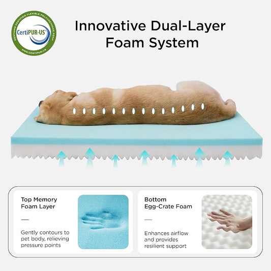 Bedsure Memory Foam Dog Beds Large Sized Dog - Image 2