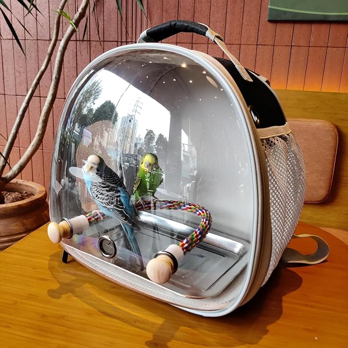 Bird Carrier Cage, Bird Travel Backpack Carrier - Image 6
